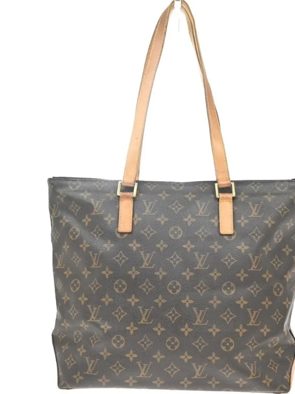 LOUIS VUITTON Cabas Mezzo Shoulder Bag Monogram Leather Brown M51151 82MA440